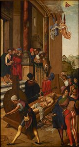 Das Martyrium des heiligen Erasmus, 1500