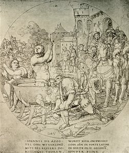 Das Martyrium des heiligen Johannes des Evangelisten von Unbekannt