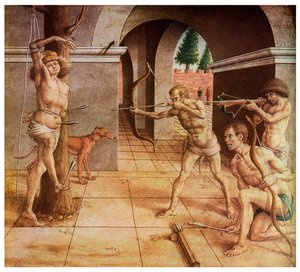 Das Martyrium des heiligen Sebastian, 15. Jahrhundert, 1956
