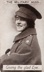 Die Militärdame - Ein verführerischer Blick, ca. 1914