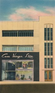 Das moderne Kaufhaus Casa Vargas Ltda., Barranquilla, ca. 1940er Jahre