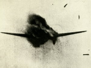 Der Moment des Sieges: Eine Heinkel III kurz vor dem Absturz, 1939-1940, 1941