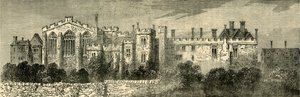 Das Kloster St. Johannes von Jerusalem, Clerkenwell - Gesamtansicht von Südosten, um 1872 von Unbekannt