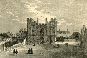 Das Kloster St. Johannes von Jerusalem, Clerkenwell - Das Tor von Westen von Unbekannt