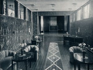Der Musikraum des Stoclet-Palastes, Brüssel, Belgien, um 1914