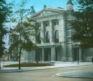 Das Nationaltheater, Christiania, Oslo, Norwegen, spätes 19. - frühes 20. Jahrhundert