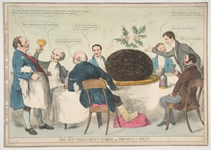 Das neue Parlamentspudding oder John Bulls Leckerbissen (ca. 1832) von Unbekannt