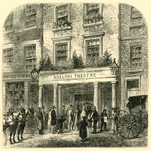 Das alte Adelphi-Theater, 1881