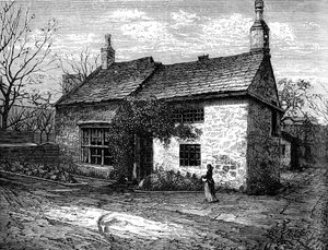 Das alte Herrenhaus, Morley, Leeds, West Yorkshire, Geburtsort von Sir Titus Salt, ca. 1880 von Unbekannt
