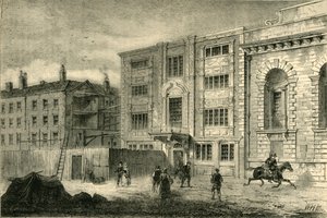 Das alte Postamt in der Lombard Street, um 1800, ca. 1872