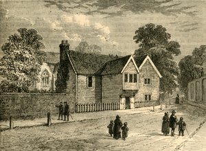 Das alte Pfarrhaus, Stoke Newington, 1858, um 1876