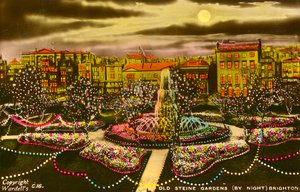 Die Old Steine Gärten, Brighton, Sussex, um 1940