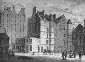 Das Alte Tolbooth, Edinburgh, ca. 1880