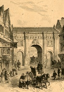 Der alte hölzerne Temple Bar, 1897