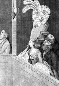 Die optischen Locken, 18. Jahrhundert von Unbekannt