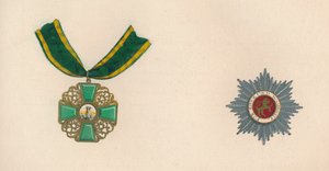 Der Orden des Löwen von Baden Goldener Löwe von Daringen, 19. Jahrhundert