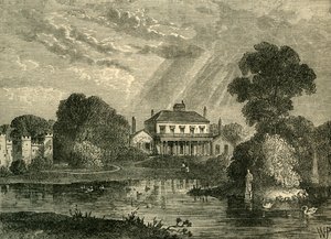 Der Pavillon, Hans Place, im Jahr 1800, ca. 1876
