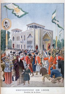 Der persische Pavillon auf der Weltausstellung 1900, Paris, 1900 von Unbekannt