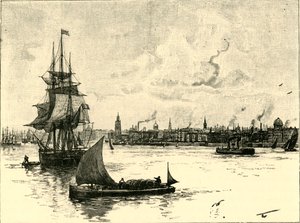 Der Hafen von Liverpool, 1898