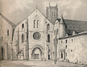 Das Portal der Abtei von St. Genevieve