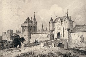 Das Porte St Honoré im 13. Jahrhundert, 1915 von Unbekannt