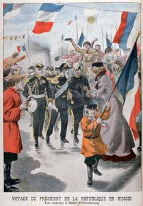 Der Präsident der Republik Frankreich besucht St. Petersburg, Russland, 1902