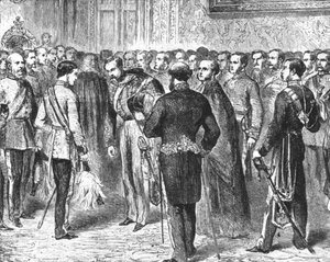 Der Prinz von Wales hält seinen ersten Empfang, 18. Februar 1863