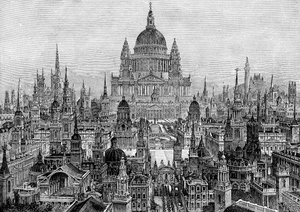 Die Hauptwerke von Sir Christopher Wren, 1882 von Unbekannt