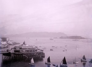 Die Promenadenpier in Plymouth in Devon, spätes 19. - frühes 20. Jahrhundert von Unbekannt