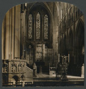 Die Kanzel und der Chor der Kathedrale von Truro, England, um 1910