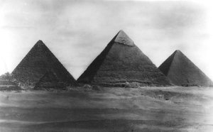 Die Pyramiden von Gizeh, Ägypten, 1949 von Unbekannt