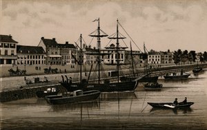 Der Kai, um 1880