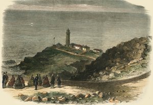 Die Königin besucht den South Stack Leuchtturm, Holyhead, 1853 von Unbekannt