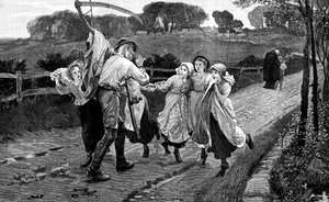 Der Schnitter und die Blumen, 1882 von Unbekannt