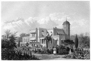 Die Residenz, Lucknow, Indien, um 1860