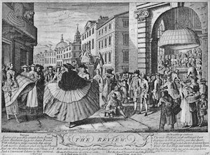 Die Rezension: Eine Satire auf Reifen, um 1733