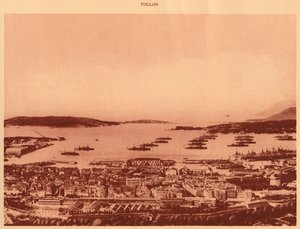 Die Reede, Toulon, 1930 von Unbekannt