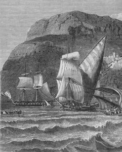 Der Felsen von Gibraltar, ca. 1880