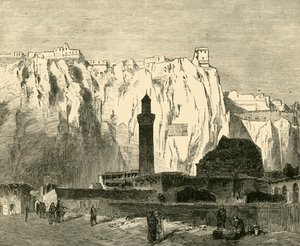 Der Felsen von Van, 1890 von Unbekannt