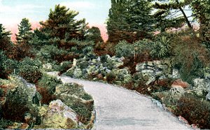 Der Steingarten, Kew Gardens, Richmond upon Thames, London, 20. Jahrhundert von Unbekannt