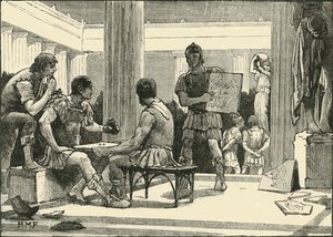 Die Römer in Korinth, 1890 von Unbekannt
