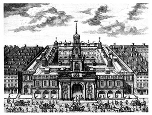 Die Royal Exchange, London, spätes 17. Jahrhundert