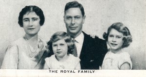 Die königliche Familie, um 1936-1937 von Unbekannt