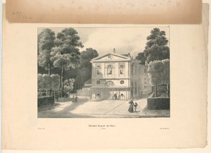 Das Königliche Parktheater, Brüssel von Unbekannt