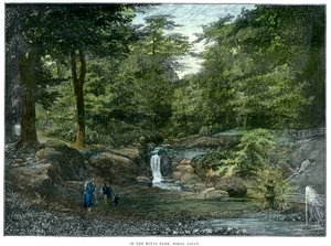 Der königliche Park, Tokio, Japan, 1889 von Unbekannt