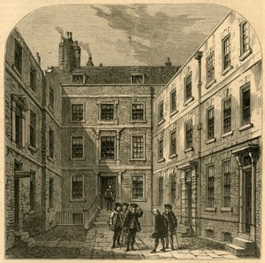 Das Haus der Royal Society in Crane Court, 1897 von Unbekannt