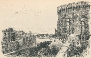 Der Königsturm von der Unterkunft des Königs von Schottland, 1895