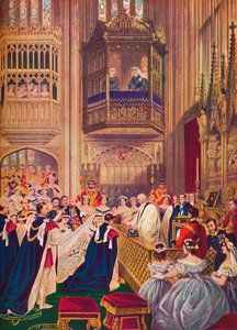 Die königliche Hochzeit, St. Georgs Kapelle, Windsor, 10. März 1863, 1910