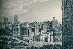 Die Ruinen von Cowdray House, in der Nähe von Midhurst, Sussex, 1907