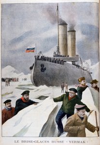 Der russische Eisbrecher Yermak, 1902 von Unbekannt